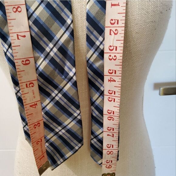 Burma Bibas Plaid Narrow Tie - Picture 6 of 7